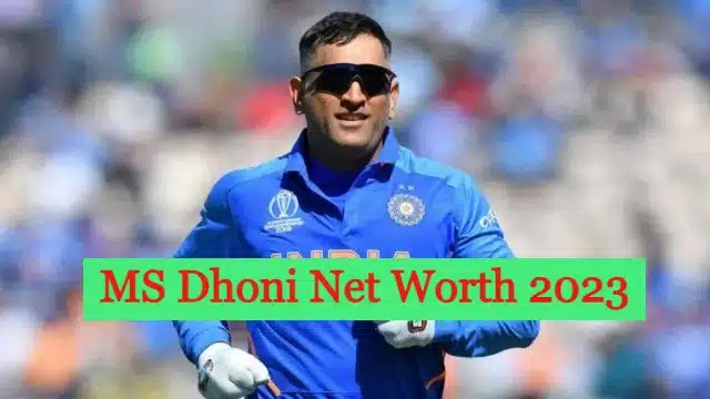 MS Dhoni Net Worth 2023