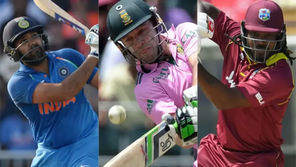 most sixes in an odi innings