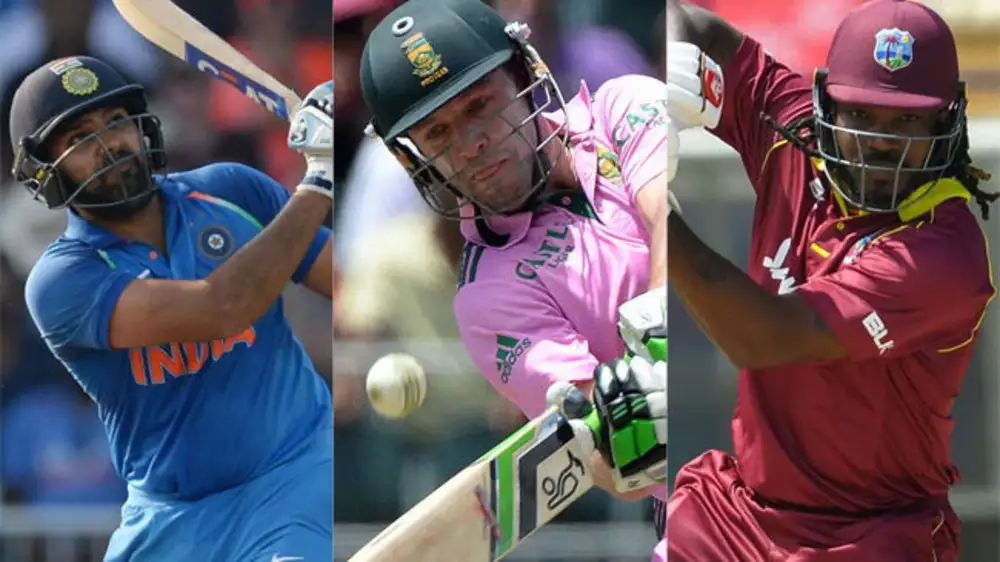 most sixes in an odi innings